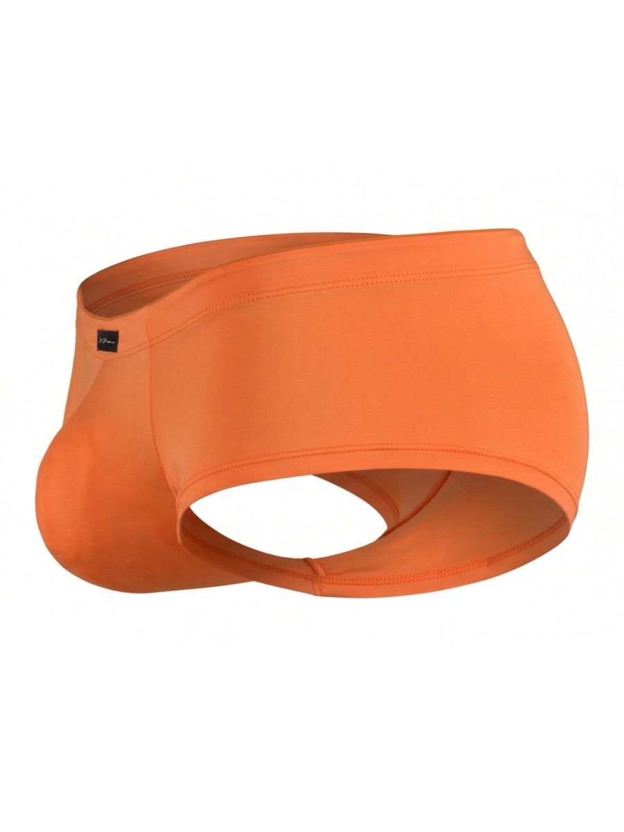 Xtremen 91282 Men's Underwear Sleek Microfiber Briefs Color Orange