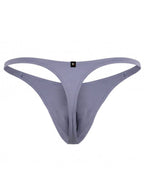 Xtremen 91287 Men's Underwear Microfiber Thongs Sleek Minimalist Style Color Gray