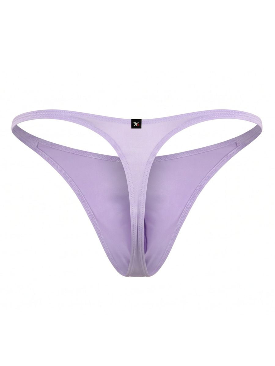Xtremen 91287 Men's Underwear Microfiber Thongs Sleek Minimalist Style Color Lilac