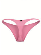 Xtremen 91287 Men's Underwear Microfiber Thongs Sleek Minimalist Style Color Pink