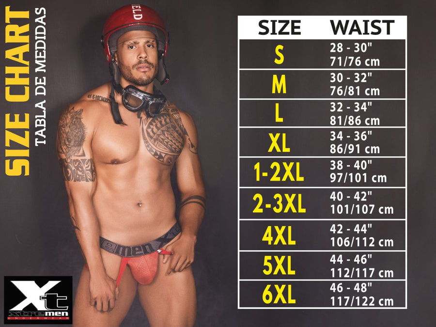 Xtremen size chart