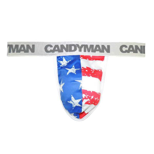 CandyMan 99154 Patriotic Thong Multi-colored