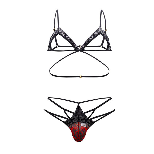 Candyman 99615x Spank Me Lace Briefs Black –  - Men's  Underwear and Swimwear