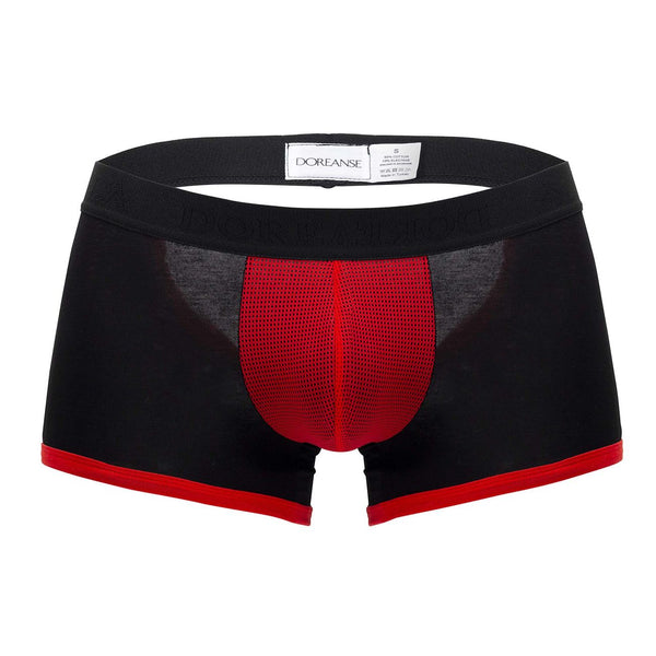 Doreanse 1563-BLK Teaser Boxer Briefs Color Black-Red