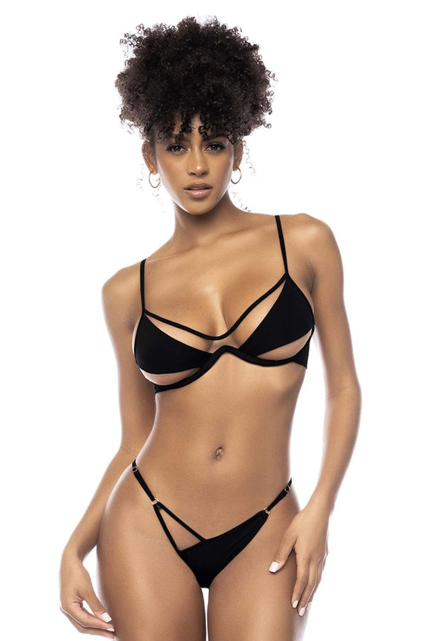 Mapale 67066 Underwired Two Piece Swimsuit Color Black