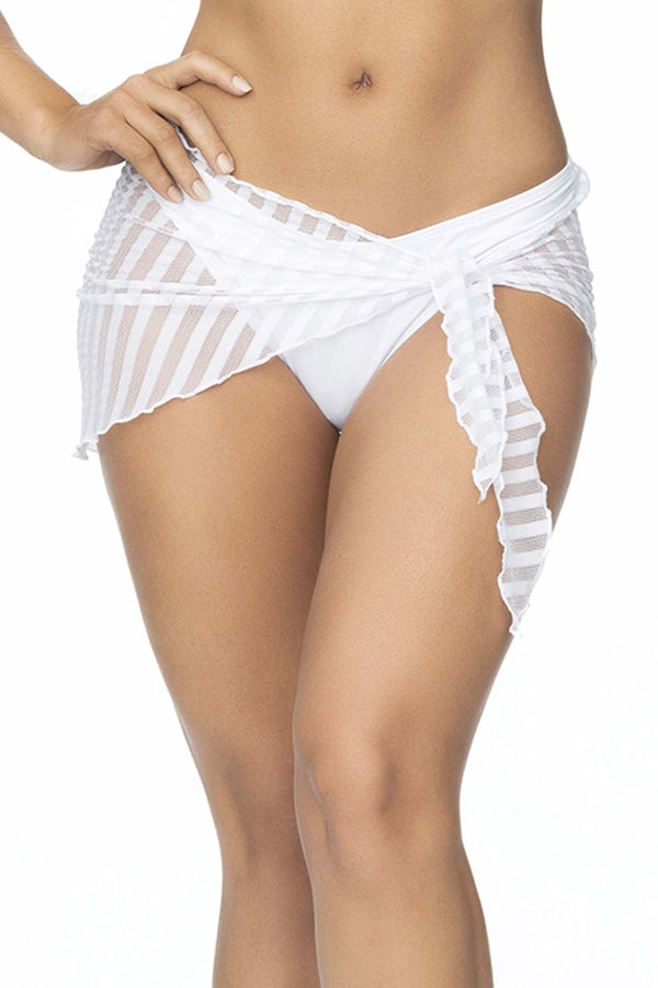 Mapale 77010 Cover Up Skirt Color White
