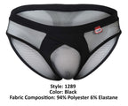 Pikante Men's Underwear PIK 1289 Itadaki Briefs Color Black